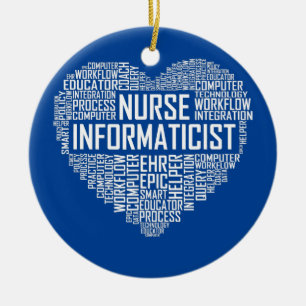 Adorno De Cerámica Nurse Informaticist Heart Nursing Informatics