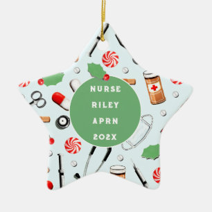 Adorno De Cerámica Nurse Keepsake Gift