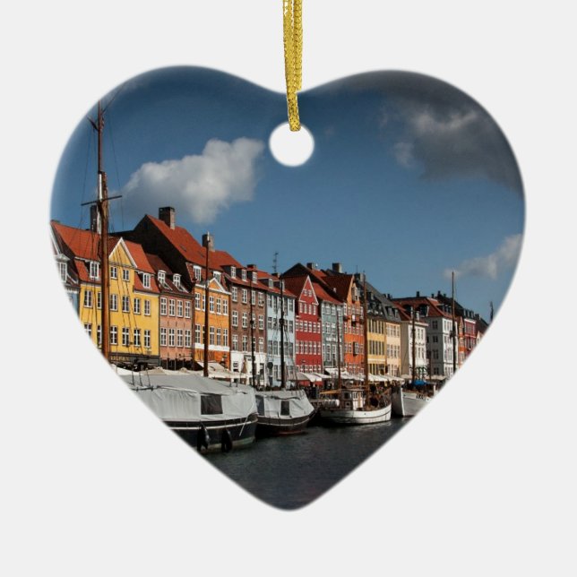 Adorno De Cerámica Nyhavn, Copenhague (Frente)