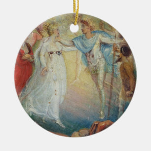 Adorno De Cerámica Oberon y Titania del 'El sueño de una noche de