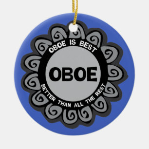 Adorno De Cerámica Oboe es lo mejor