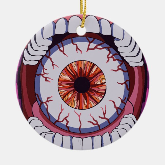 Adorno De Cerámica Observar lo que dices (Frente)