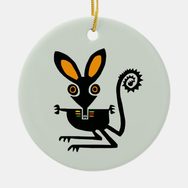 Adorno De Cerámica Obtenido a mano- BILBY- - Naturaleza - Ecología (Frente)