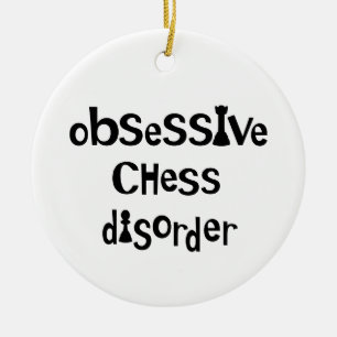 Adorno De Cerámica OCD Chess