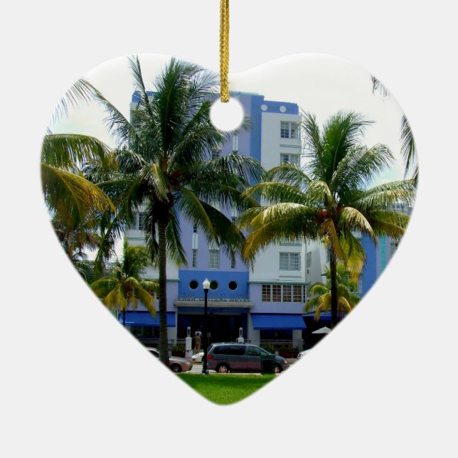 Adorno De Cerámica Ocean Drive (Atrás)