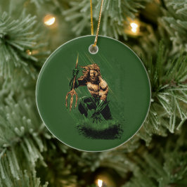 Adorno De Cerámica Ocean King Trident Warrior Dynamic Comic Art