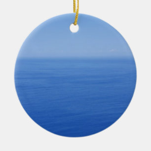 Adorno De Cerámica Océano azul