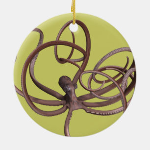 Adorno De Cerámica Octopus gigante