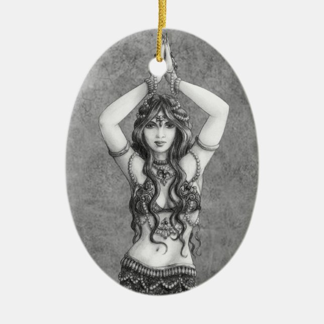 Adorno De Cerámica Odalisco (Frente)