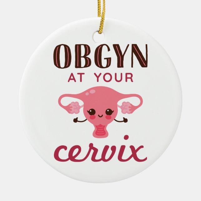 Adorno De Cerámica OGBYN En Su Cervix (Frente)