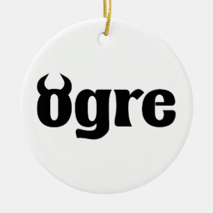 Adorno De Cerámica Ogro