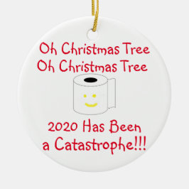 Adorno De Cerámica Oh Árbol de Navidad 2020 ha sido una catástrofe