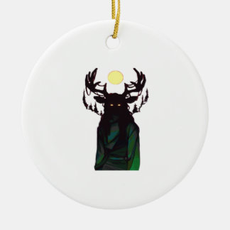 Adorno De Cerámica Oh Deer Minimal Design Ornament