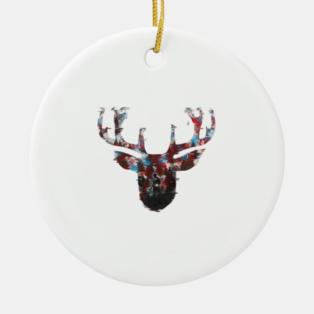 Adorno De Cerámica Oh Deer Minimal Style Ornament (Frente)