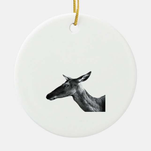 Adorno De Cerámica Oh Deer Modern Aesthetic Vibe Ornament (Frente)