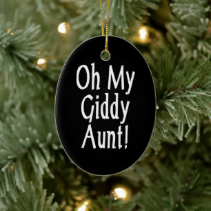 Adorno De Cerámica ¡Oh, Mi Tía Giddy!