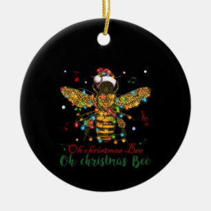 Adorno De Cerámica Oh Navidades Bee  Oh Navidades Bee