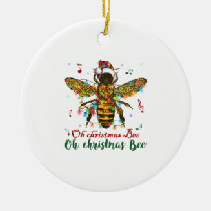 Adorno De Cerámica Oh Navidades Bee Oh Navidades Bee Light