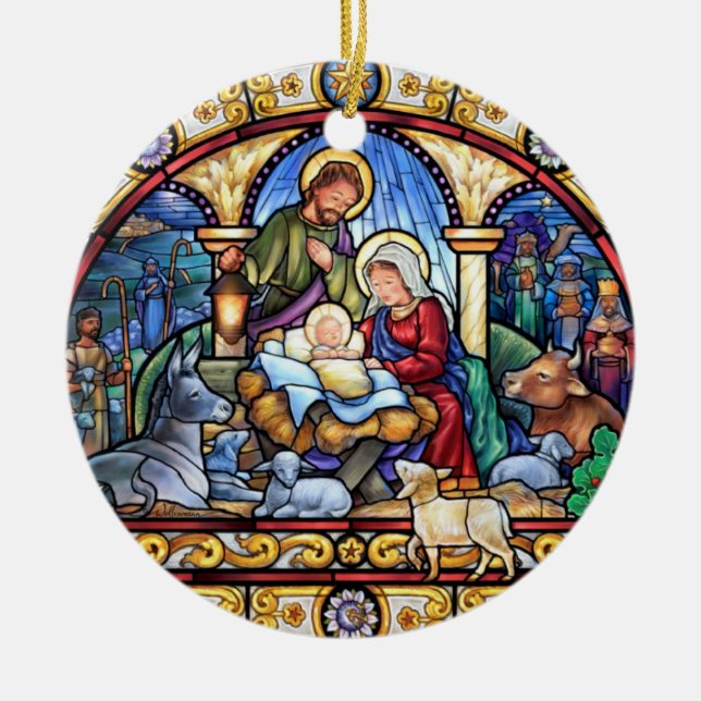 Adorno De Cerámica Oh venga adorémoslo (Frente)