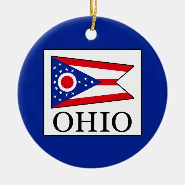 Adorno De Cerámica Ohio (Frente)