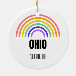 Adorno De Cerámica Ohio - Cleveland - Cincinnati - Colón