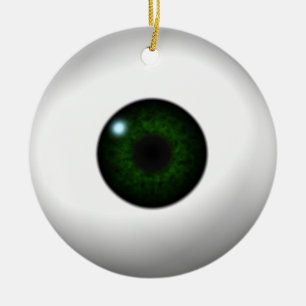 Adorno De Cerámica ojo azul / ojo verde