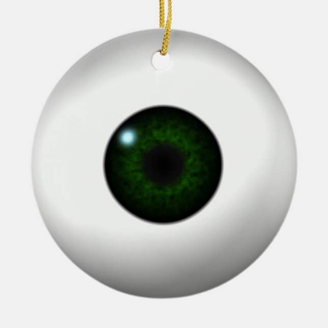 Adorno De Cerámica ojo azul / ojo verde (Frente)