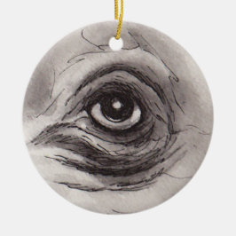 Adorno De Cerámica Ojo del Hipopótamo – Colección de Miradas