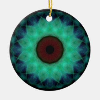 Adorno De Cerámica Ojo Verde azulado del mal