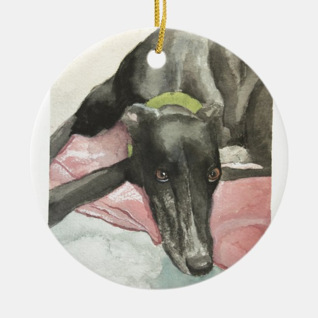 Adorno De Cerámica Ojos de su alma (Frente)