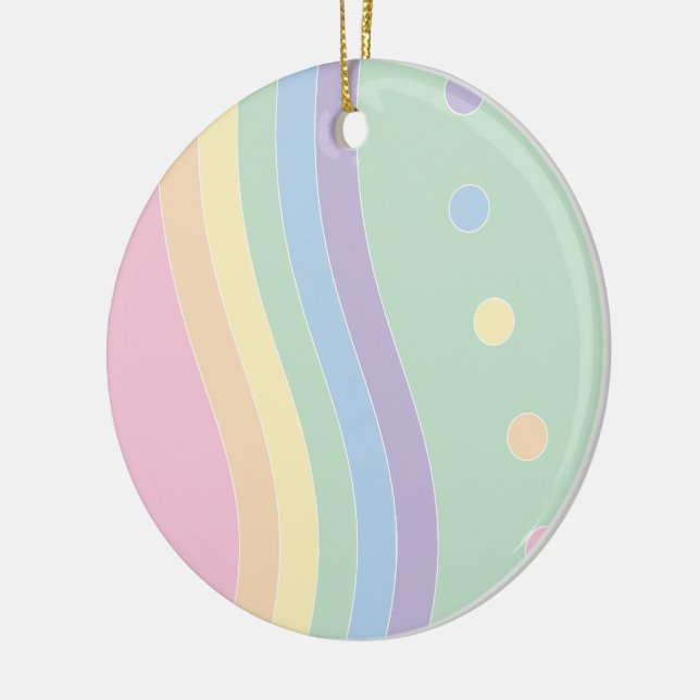 Adorno De Cerámica Olas de luz (caudal) (Izquierda)