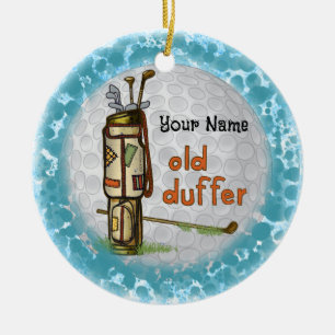 Adorno De Cerámica Old Duffer Golf