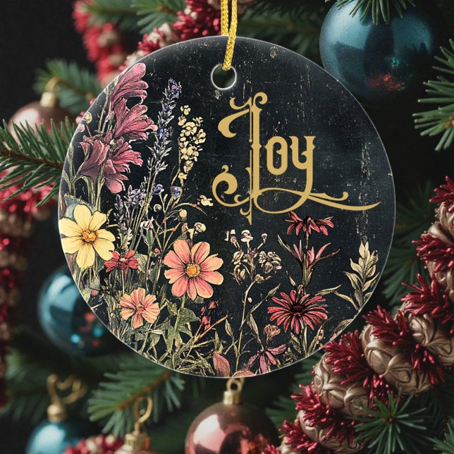 Adorno De Cerámica Old Victorian Floral Family Personalized (Subido por el creador)