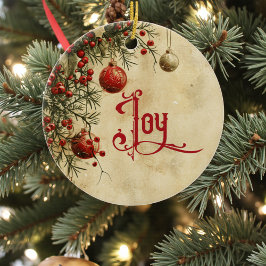 Adorno De Cerámica Old Victorian Rustic Family Personalized