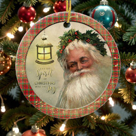 Adorno De Cerámica Old Victorian Rustic Family Personalized