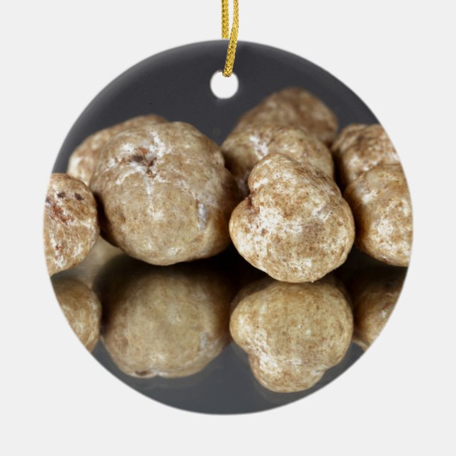 Adorno De Cerámica Oligospermum del tubérculo de las trufas blancas (Frente)
