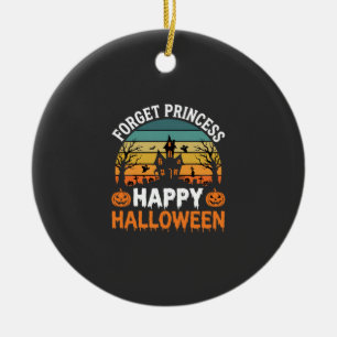 Adorno De Cerámica Olvidar princesa feliz Halloween casa embrujada De