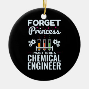 Adorno De Cerámica Olvidar princesa quiero ser ingeniero químico