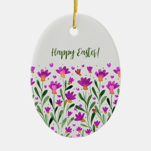Adorno De Cerámica Olvídate de las flores Pascua (Frente)