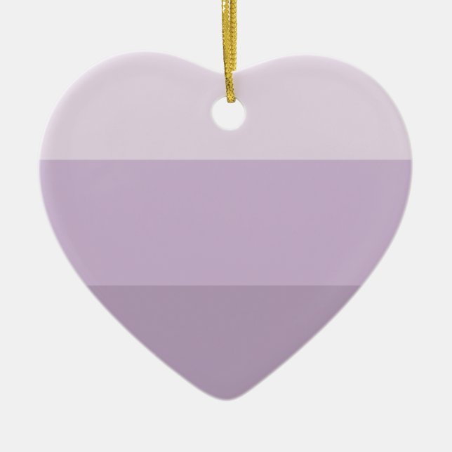 Adorno De Cerámica Ombre púrpura rayado (Frente)