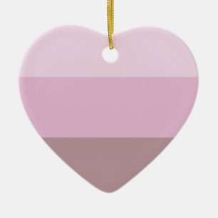 Adorno De Cerámica Ombre rayado rosado púrpura