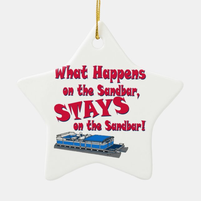 Adorno De Cerámica On The Sandbar (Frente)