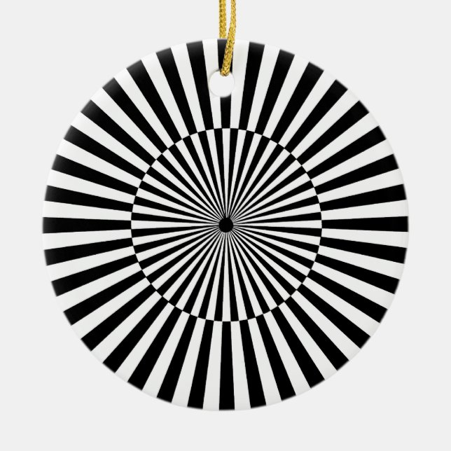 Adorno De Cerámica OP-Art #3 en Emporio Moffa (Frente)