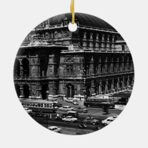 Adorno De Cerámica Ópera Estatsoper de Viena de 1970