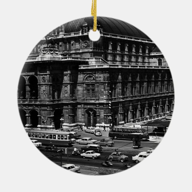 Adorno De Cerámica Ópera Estatsoper de Viena de 1970 (Atrás)