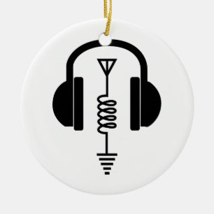 Adorno De Cerámica Operador de equipo de radio-aficionado