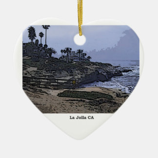 Adorno De Cerámica Opinión de la ensenada de La Jolla