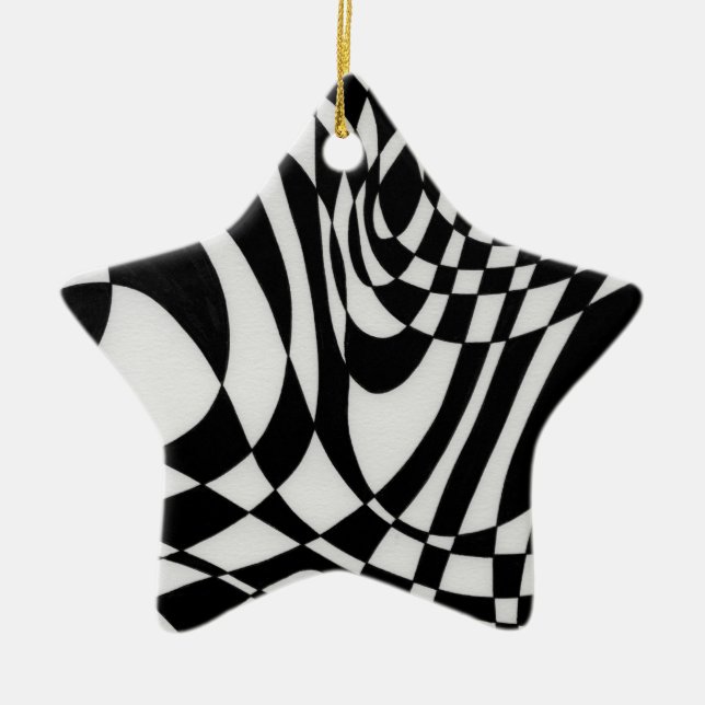 Adorno De Cerámica Óptico #1b de Michael Moffa (Frente)