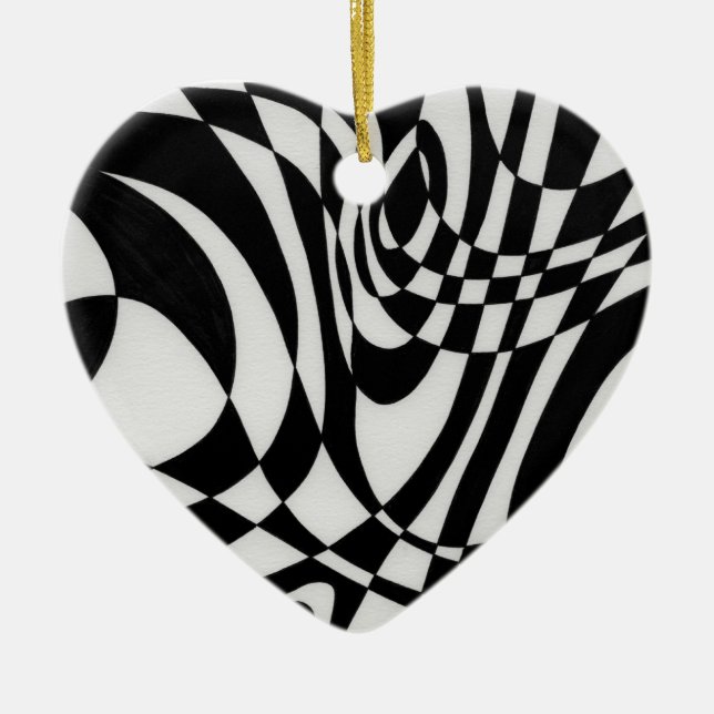 Adorno De Cerámica Óptico #1b de Michael Moffa (Frente)