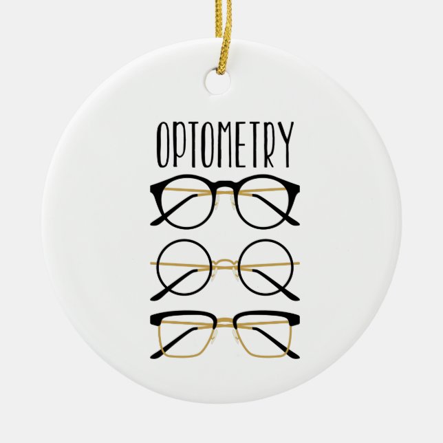 Adorno De Cerámica Optometría (Frente)